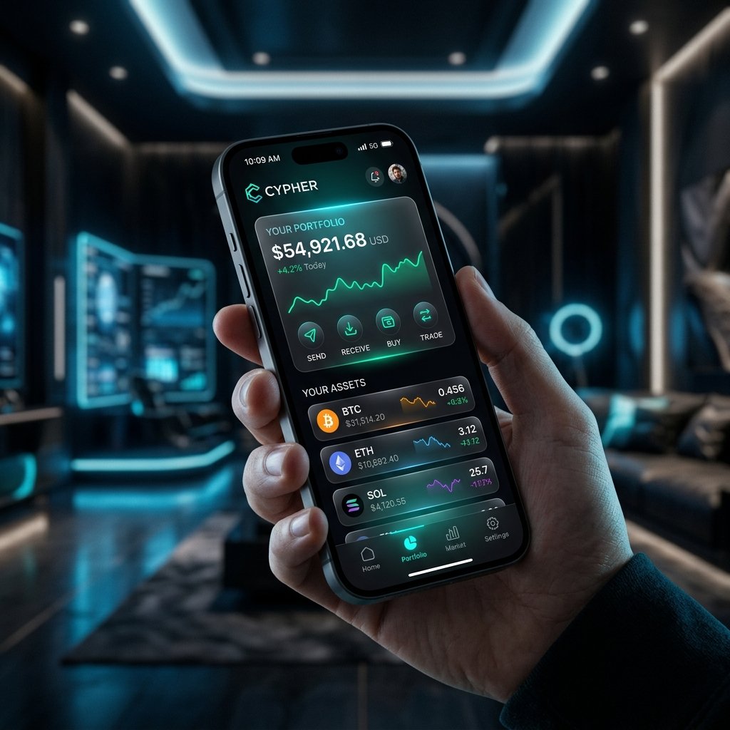 KRONOS — High-Performance FinTech Crypto Mobile